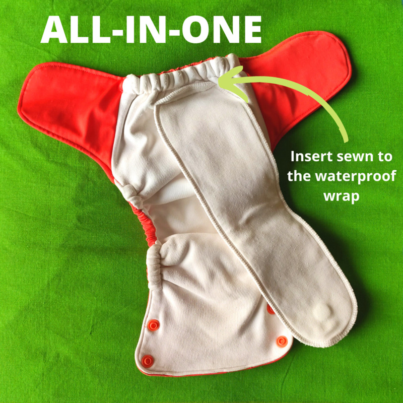 reusable nappy all in one